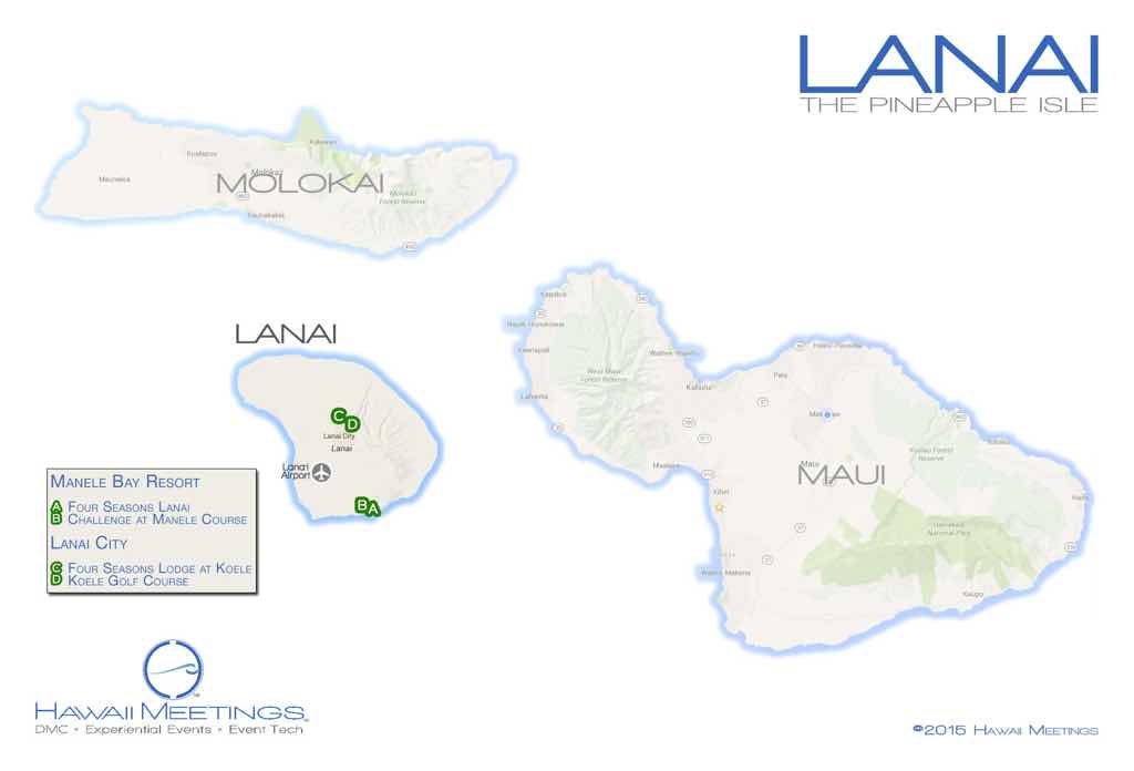 The Island of Lanai Hawaii Meetings + Events